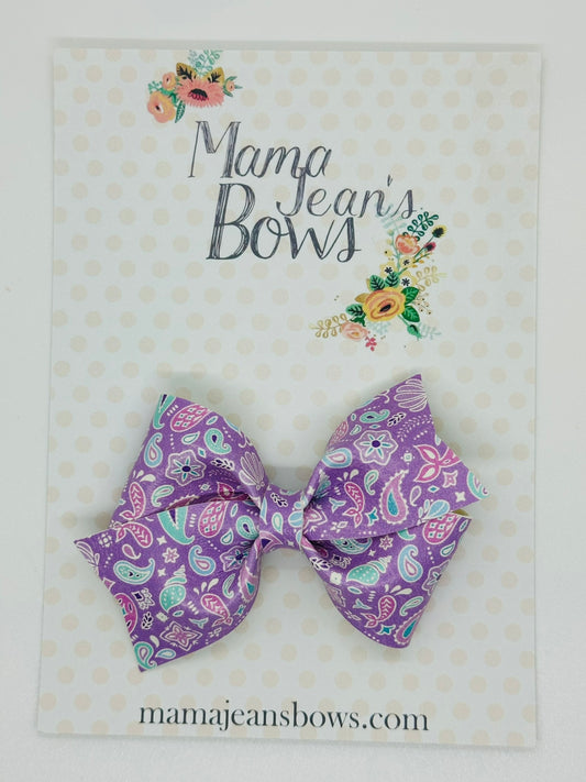 Mermaid Handkerchief Whitley Hair Bow