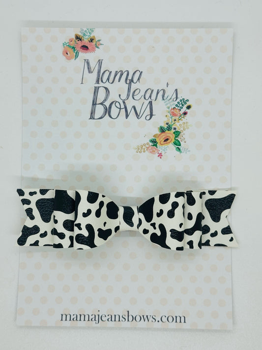 Black Cow Gloria Hair Bow