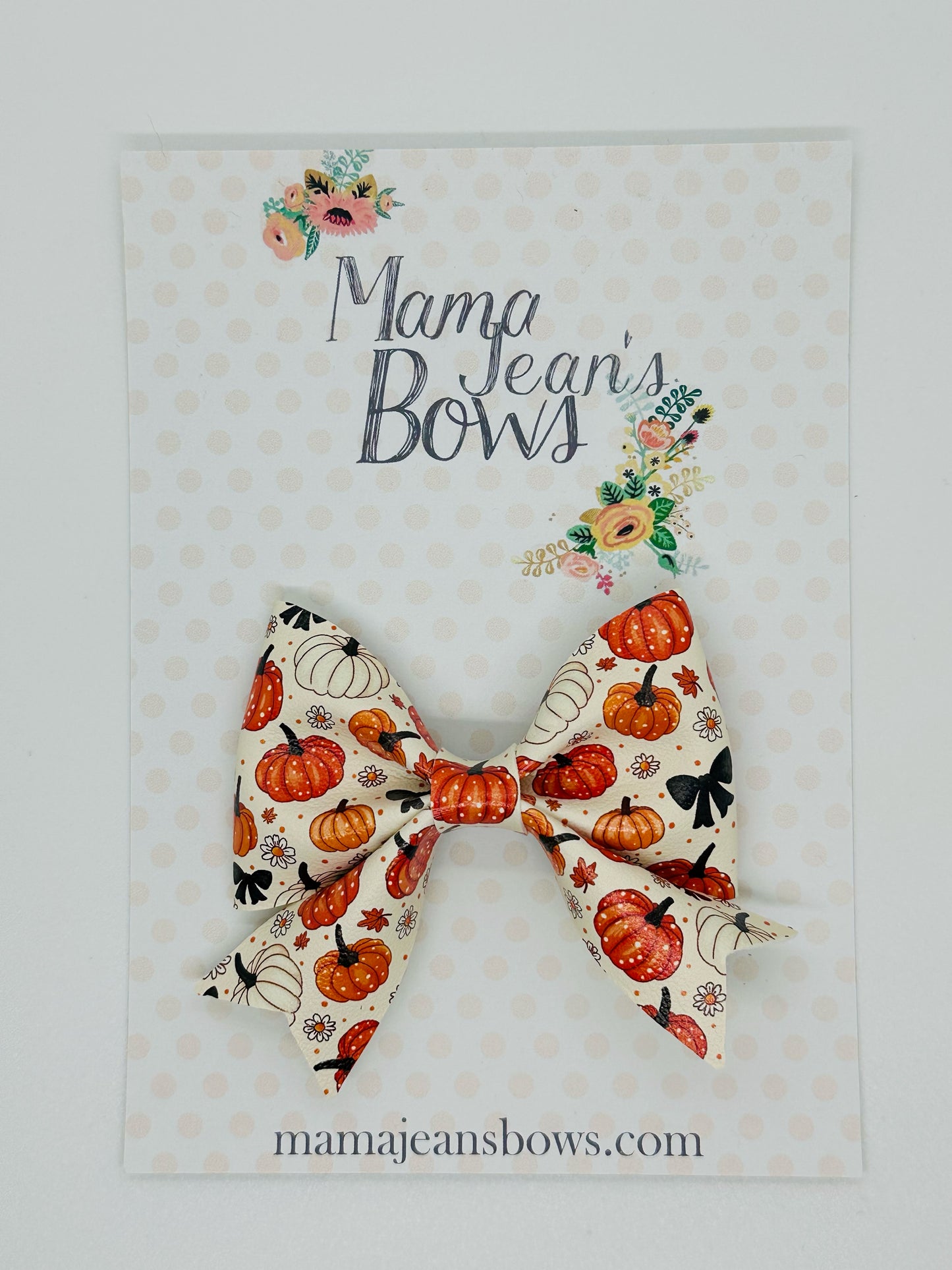 Bow Pumpkins Carissa Hair Bow