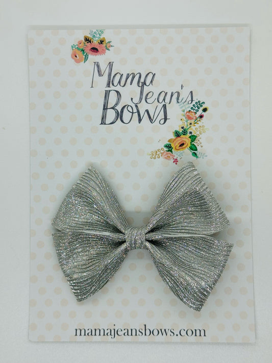 Crystal Wave Glitter Taylor Hair Bow