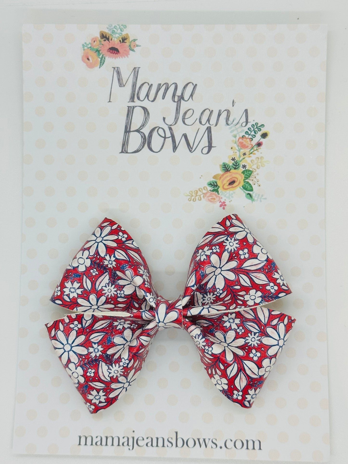 Sketchy Florals Taylor Hair Bow