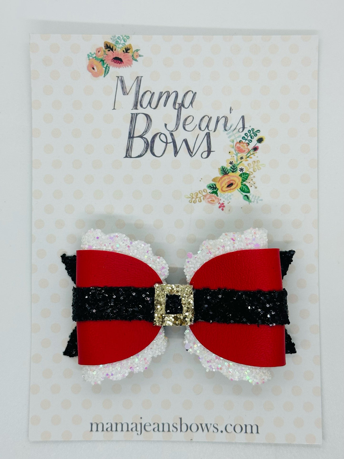 Mrs. Claus Suit Hair Bow