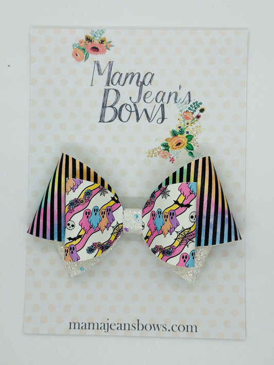 Striped Ghosts Breann Hair Bow