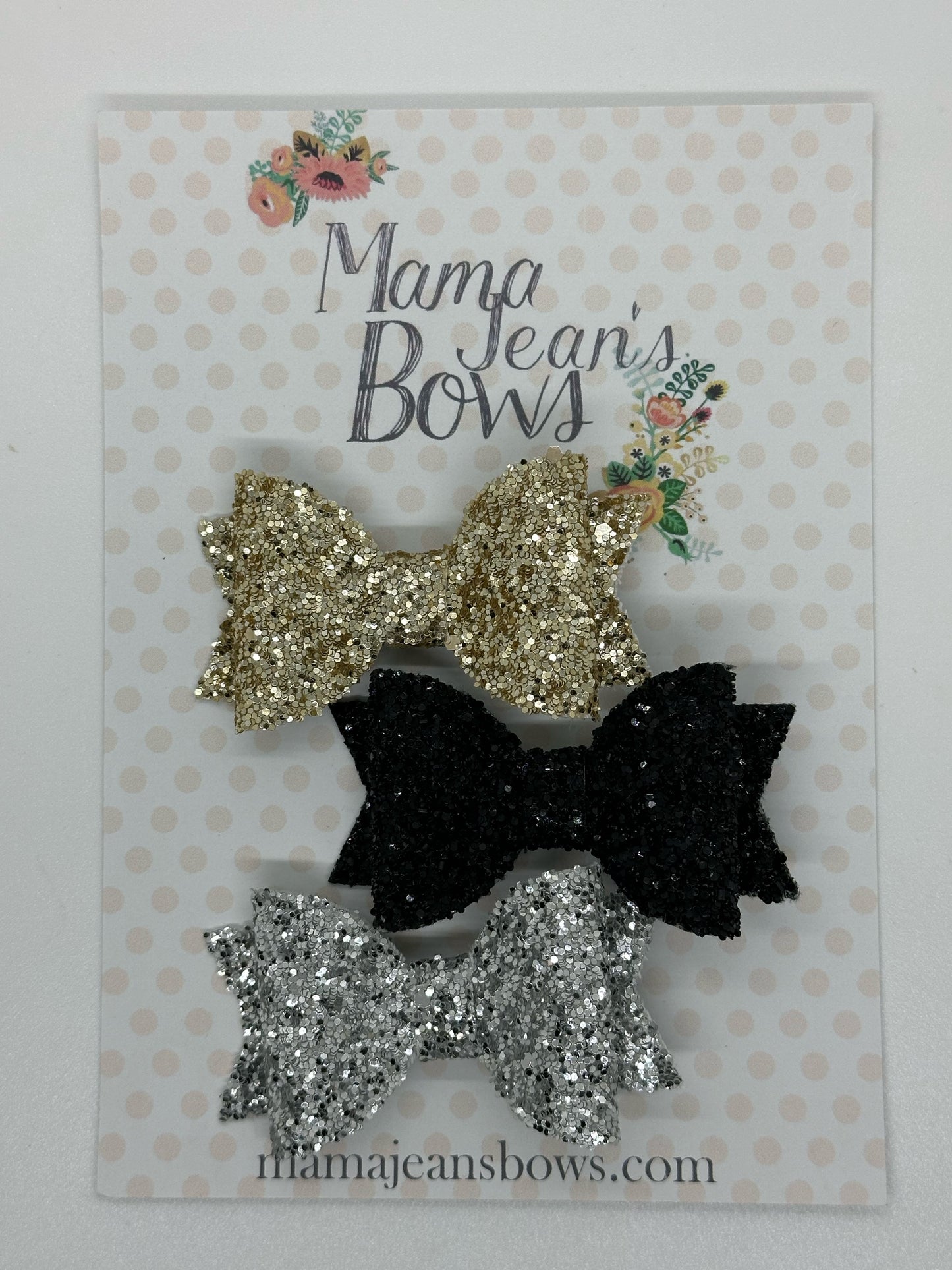 NYE Hair Bow Set