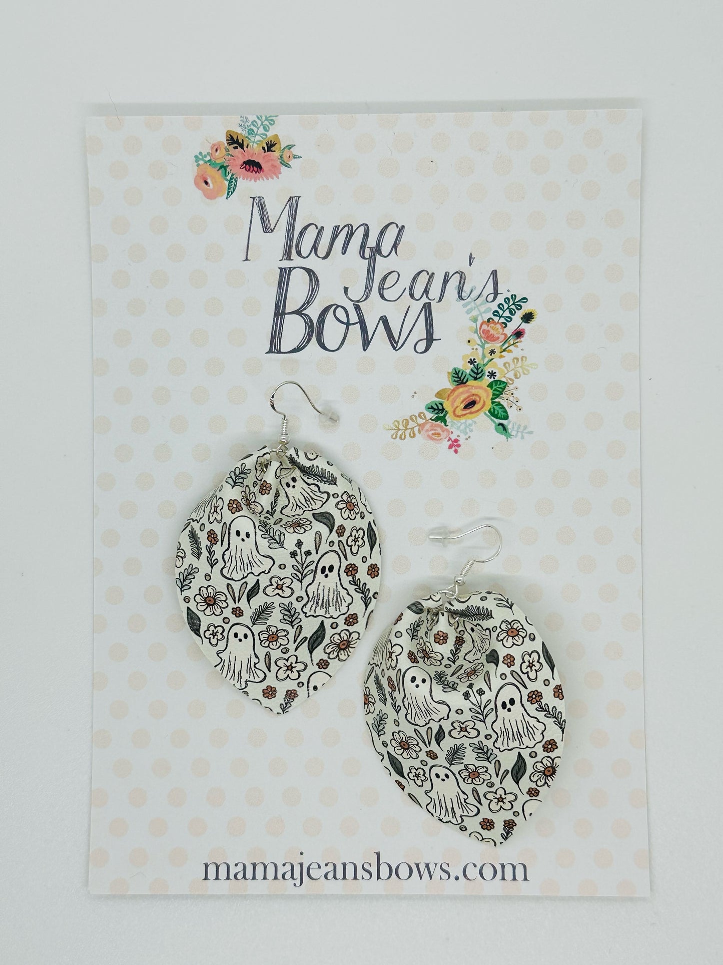 Floral Ghosties Earrings