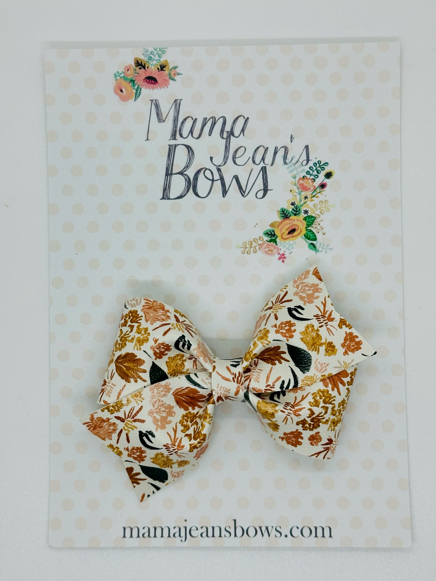 Boho Floral Whitley Hair Bow