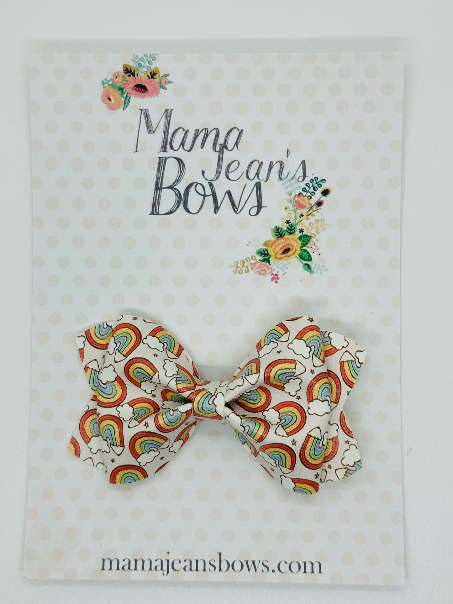 Rainbow Pencils LouAnn Hair Bow