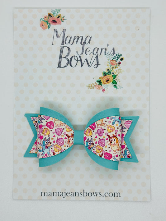 Bluey Convo Hearts Carolyn Hair Bow