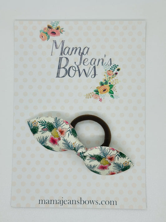 Aloha Pineapple Knot Hair Bow