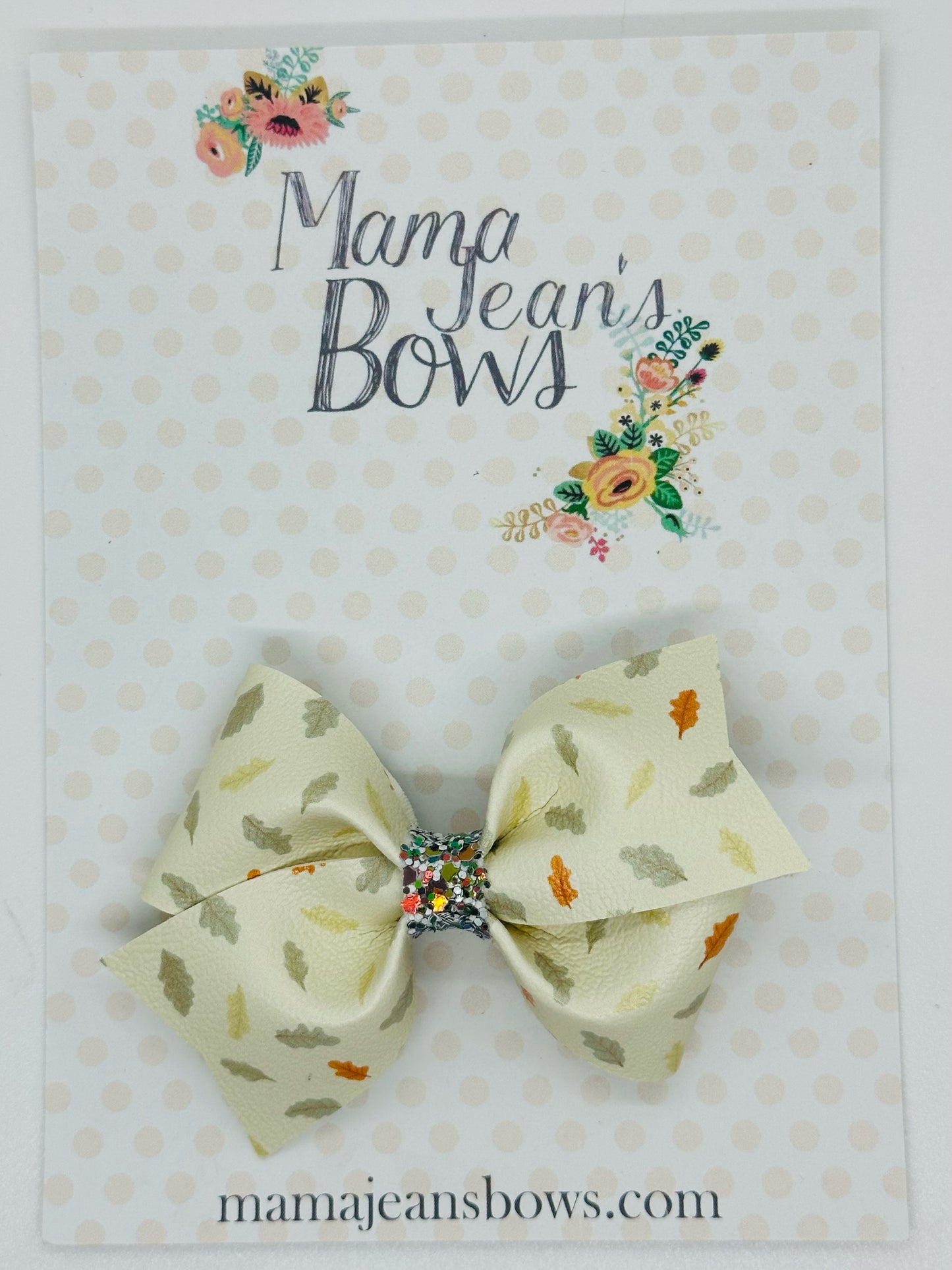 Fall Leaves Whitley Hair Bow