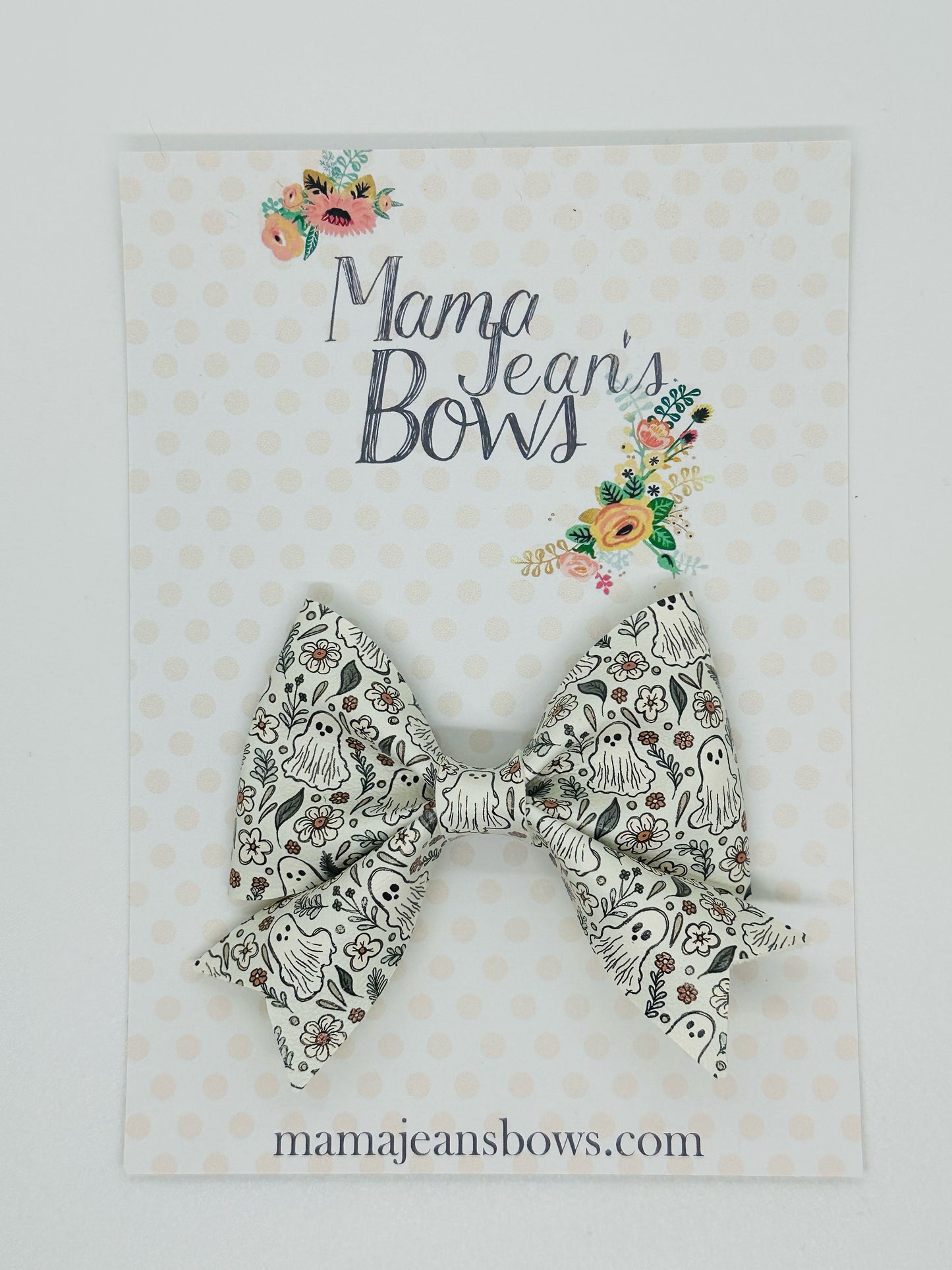 Floral Ghosties Carissa Hair Bow