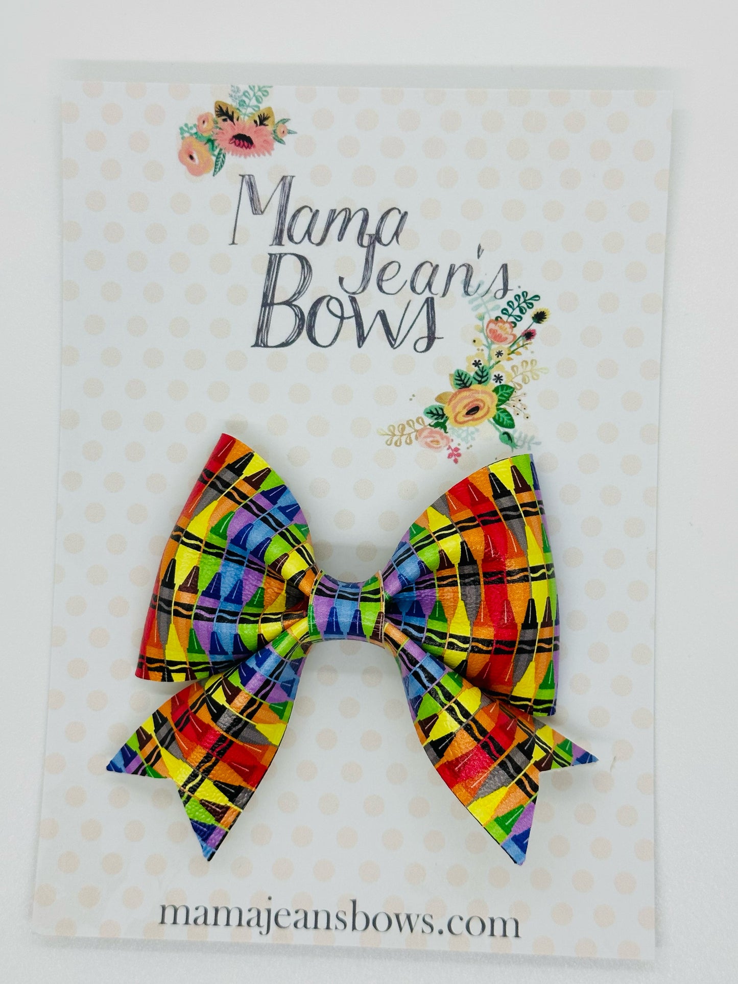 Layered Crayons Carissa Hair Bow