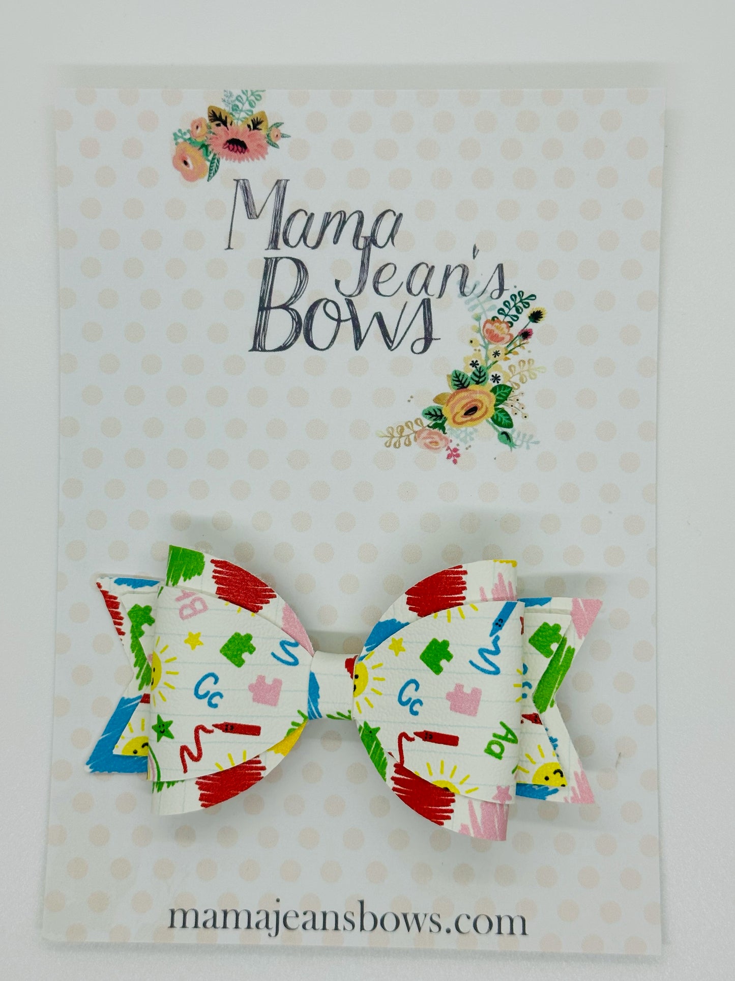 Happy School Days Carolyn Hair Bow