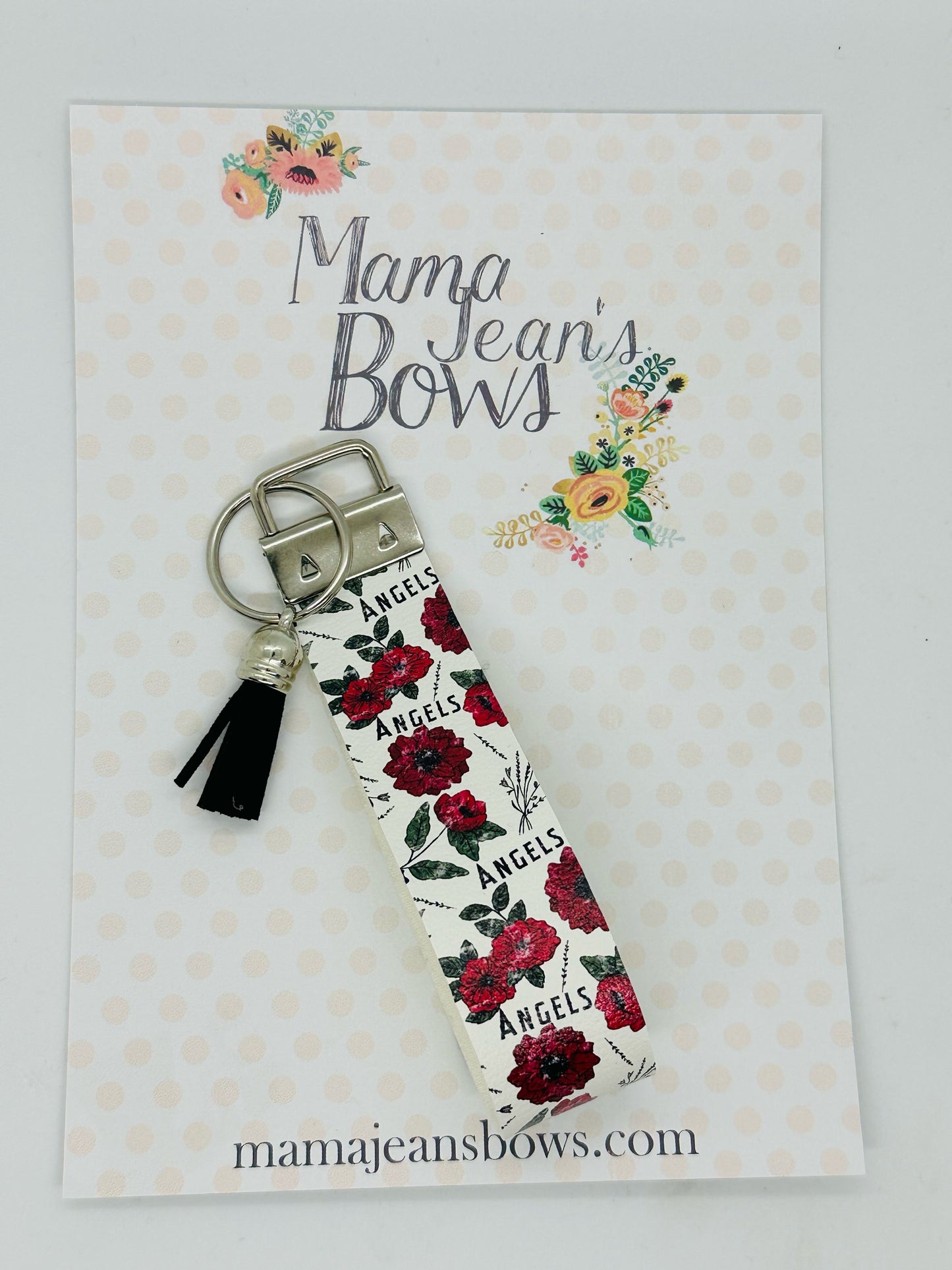 Angels Floral Keychain