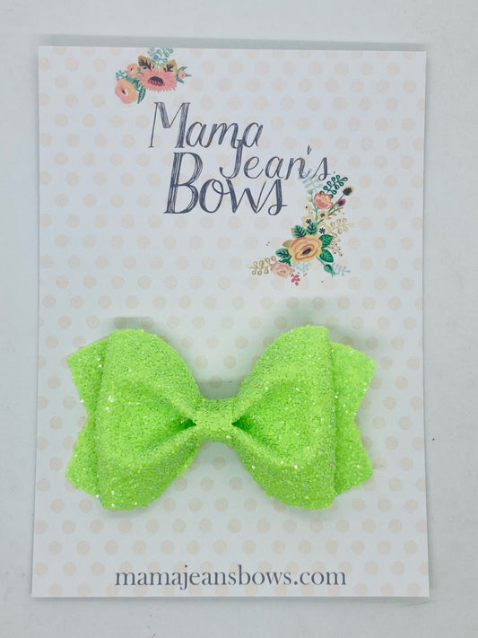 Lime Sherbert LouAnn Hair Bow