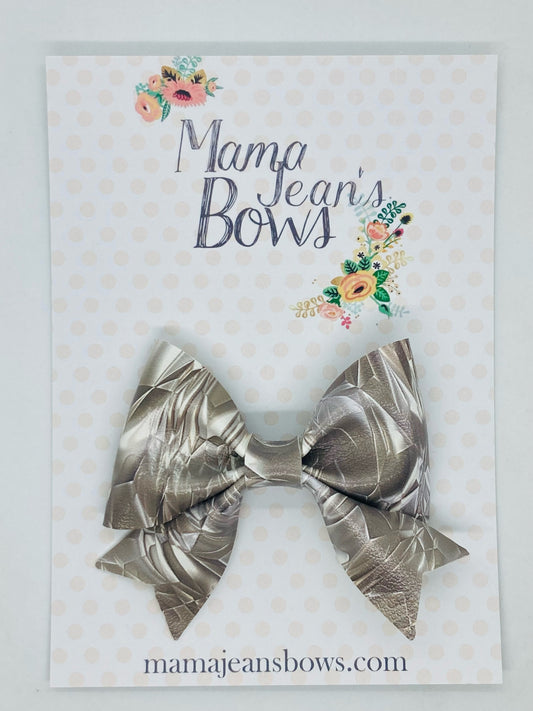 Frosty Foil Carissa Hair Bow