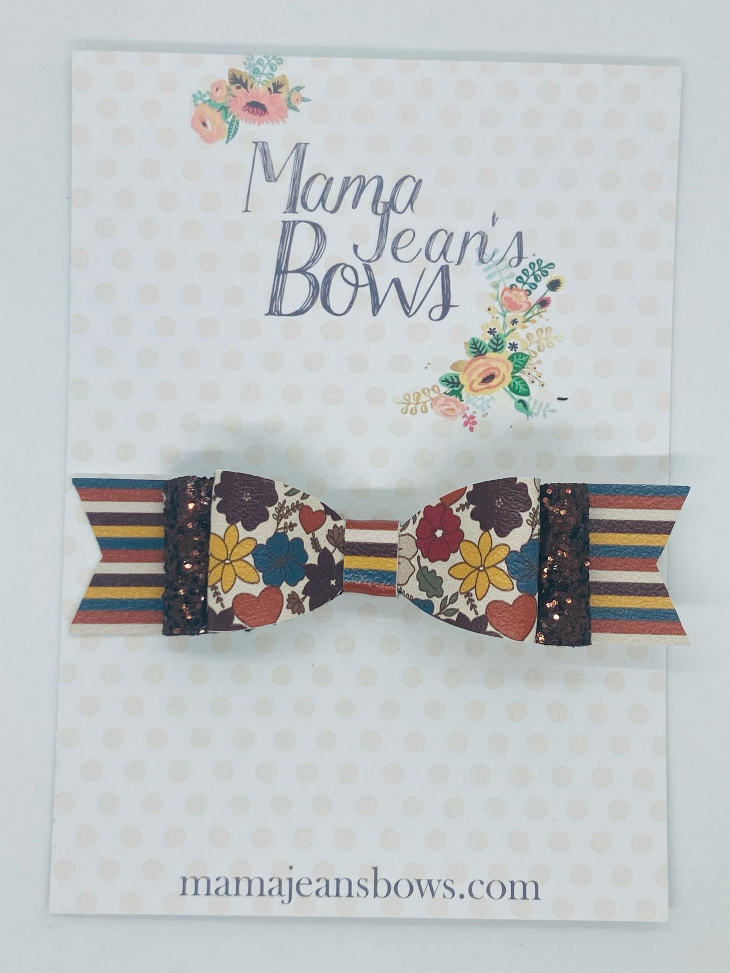 Sienna Floral Gloria Hair Bow