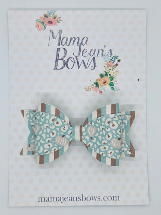 Blue Pumpkins Carolyn Hair Bow