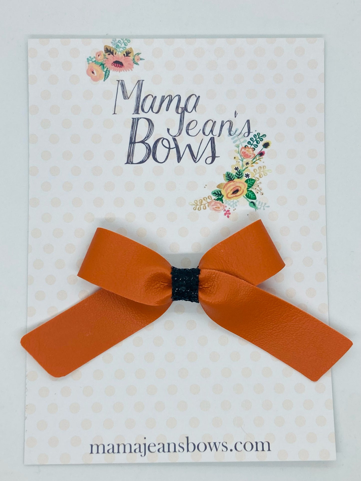 Burnt Orange Lux Hair Bow