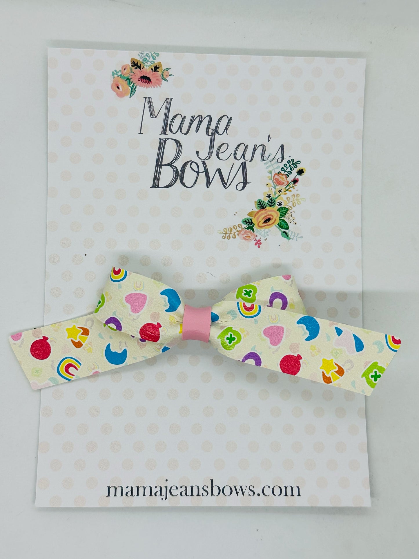 Marshmallow Lux Hair Bow