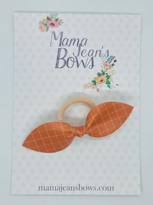 Orange Knot Bow