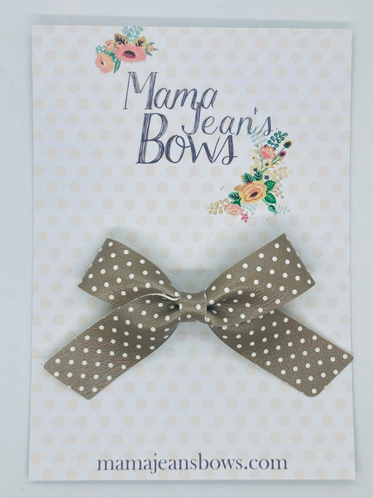 Polka Dots Lux Hair Bow