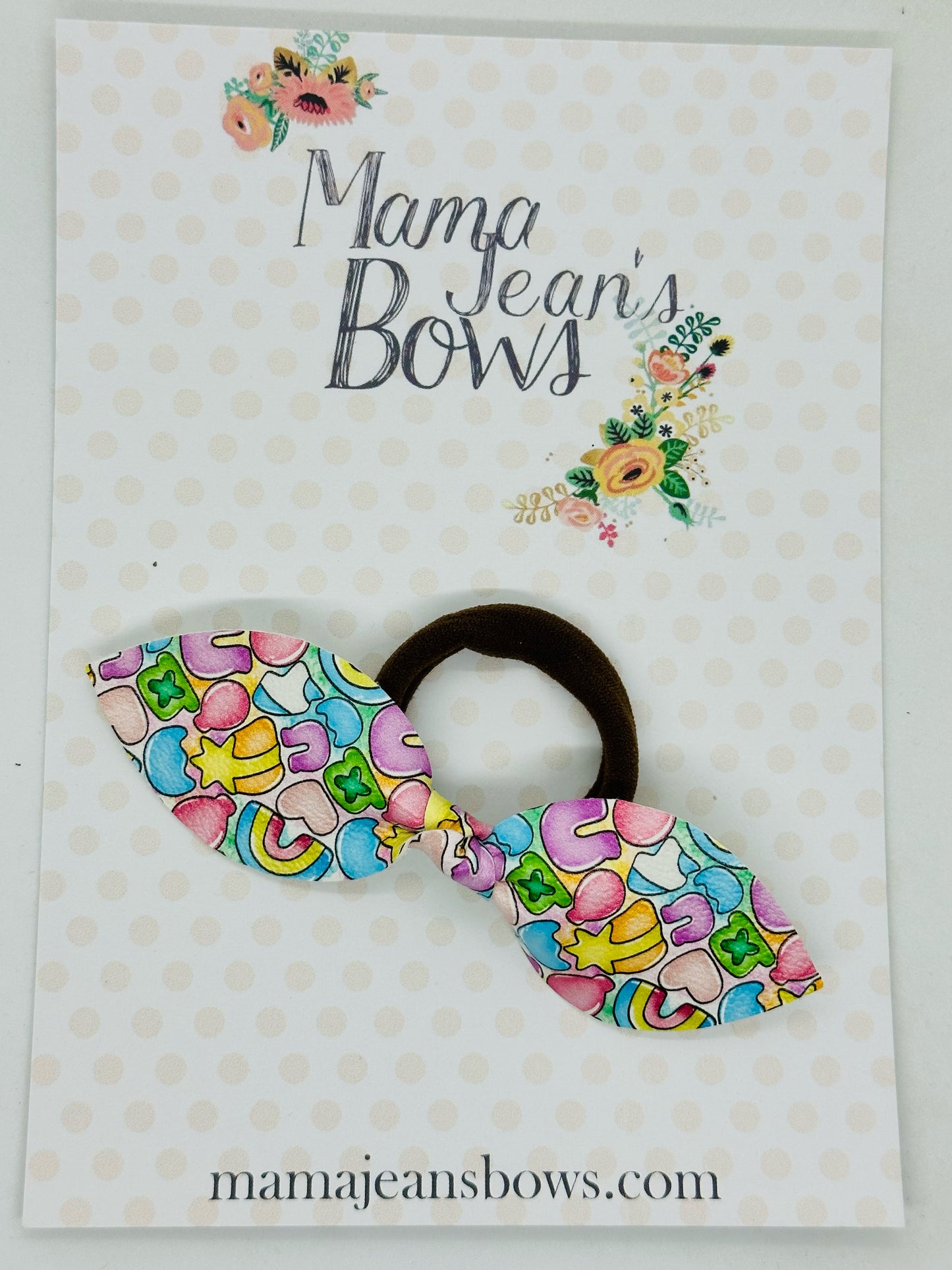 Lucky Charms Knot Hair Bow